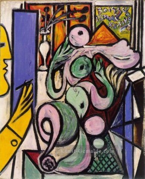  Komposition Kunst - Le peintre Komposition 1934 Kubismus Pablo Picasso